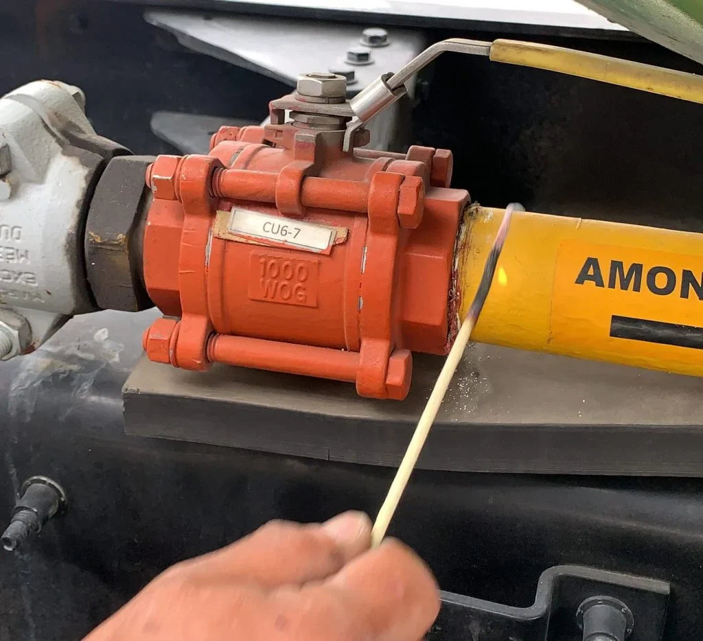 Cómo detectar fugas de amoniaco