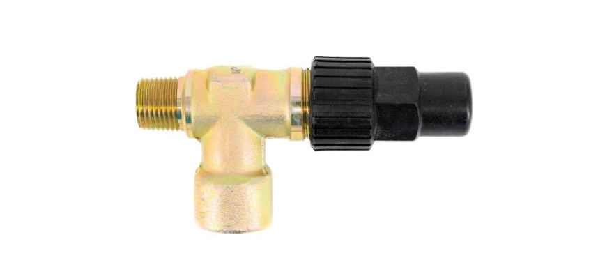 Válvula de Aguja, Angular,  1/2" MPT X 1/4" FPT, H7778, HANSEN