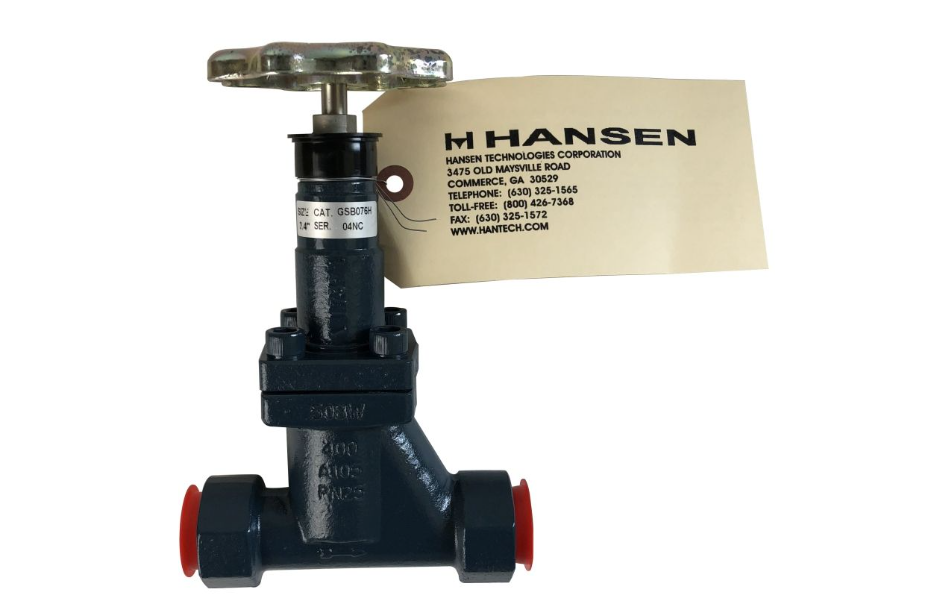 Válvula de Servicio 3/4", Recta, Soldable, GSB076H, HANSEN.