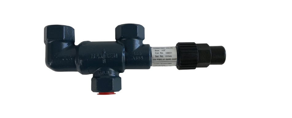 Válvula de 3 vías de 1", FPT, H8024, HANSEN