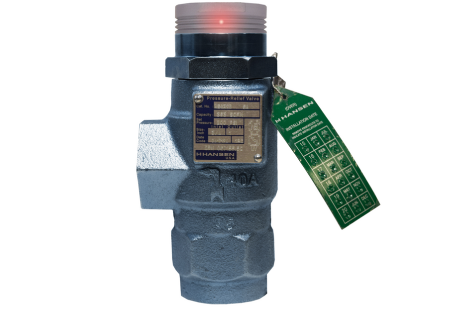 Válvula de seguridad, 1" x 1-1/4" FPT, 150 PSI, H5613, HANSEN