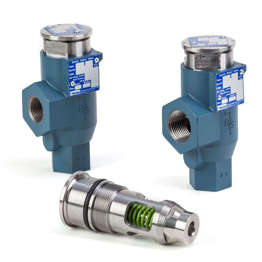 Parker Refrigerating Specialties CSR/CSRH Cartridge Safety Relief Valves 210203
